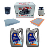 Kit 4 Filtros + Aceite 10w40 Gulf Toyota Hilux Motor 2.4 2.8