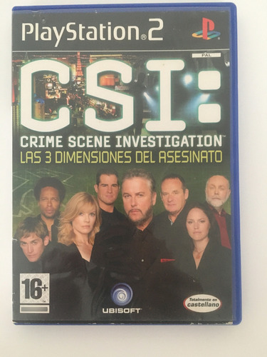 Jogo Csi 3 Dimensions Of Murder Ps2 Playstation 2 Original