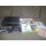 Xbox 360 Slim Con 7 Juegos Y 2 Controles