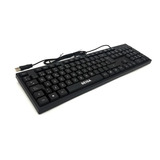 Teclado Alámbrico Con Letra Ñ K830 Para Pc Portátil Laptop 