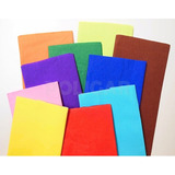 Papel Crepe - Color - 2mts X 50cm -  Pack X 10 Unidades 