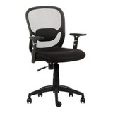 Silla Ejecutiva De Escritorio Vela Malla Color Negro