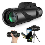 Telescopio Monocular Hd 80x100 Hd, Zoom De Largo Alcance Con