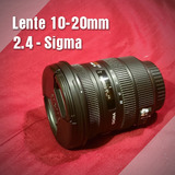 Lente Sigma 10-20mm F/3.5 Ex Dc Hsm - Canon Usada
