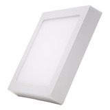 Plafón Led Aplicar Cuadrado 12w Luz Fría Oferta