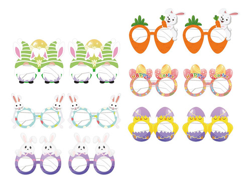 Gafas Con Forma De Conejo De Pascua, Rellenos De Huevos De P