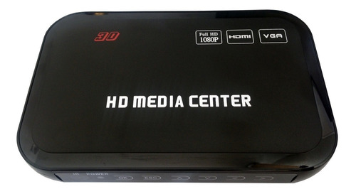 06 Media Players Full Hd 1080p Usb Hdd Hdmi Vga Mk Controle
