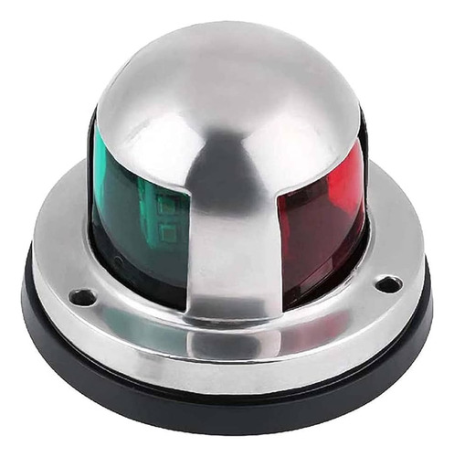 Luz Proa Navegacion Roja Verde Led 7cm Diametro X 4.1cm Alto