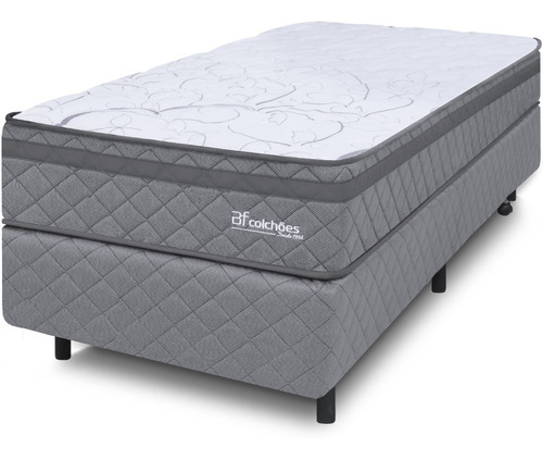 Bf Colchões Cama Box Solteiro Ortopédico Espuma D45 88cm 188cm 58cm 