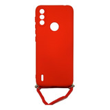 Funda Para Motorola E7 I Power Colgante Protector Celular 