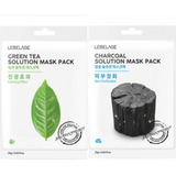 Mascarillas Coreana Anti-edad_ Carbón Activo & Té Verde_40pz