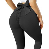 Leggings Deportivos Con Pajarita Para Mujer Yoga Fitness