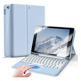 Funda Con Teclado Touchpad Para iPad 10.2 Pulgadas