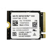 Ssd Western Digital Wd Sn740 2tb M.2 2230 Pci-e 4.0 X4 Nvme Steam Deck Surface Alienware