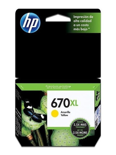 Cartucho De Tinta Original Hp 670xl Nuevo