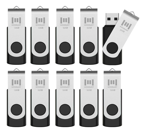 Mosdart - Memoria Externa Usb 2.0 - 10 Unidades - 32gb Indic