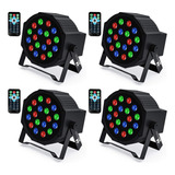 Missyee 18 Rgb Led Dj Stage -dmx Control Sound Activated Wit