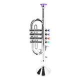 Saxofón Toy Trumpet Para Niños, 3 Teclas De Colores, 3 Tonos