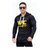 Polera Long Fit / Con Capucha Manga Larga Ufc