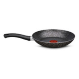 Sarten Tefal 24 Cm Stone Effect Antiadherente Color Negro/gris