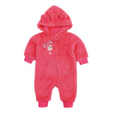 Enterito Con Orejitas Bebe Niña Pijama Rosa Tedmimak Plush