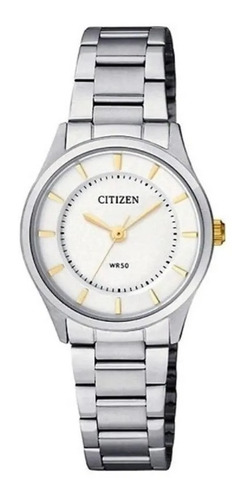 Reloj Citizen Original Cara Plata     Er020-156