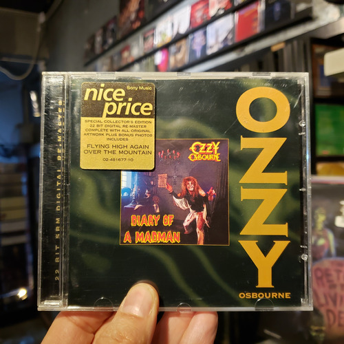 Ozzy Osbourne - Diary Of A Madman Cd 1995 Americano