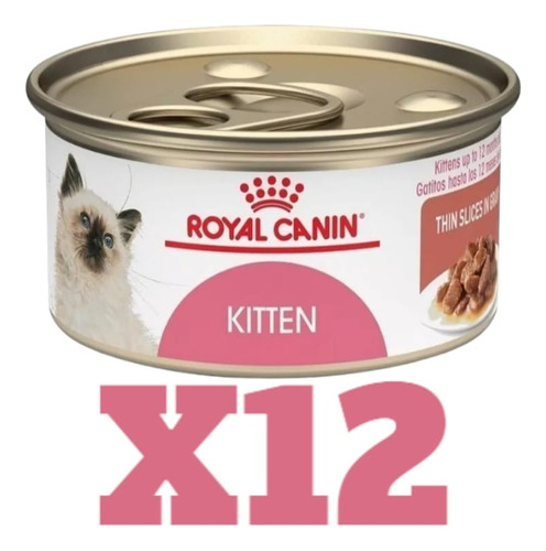 12 Latas Felino Royal Canin Gato Bebé * Kitten * 85g