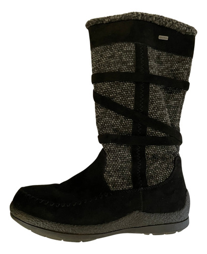 Botas Azaleia Invierno Negro Gris 37 Usadas