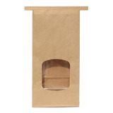 Awepackage 1 Lb (16 Onzas) Compostable Kraft Paper Tie Bag C