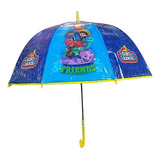 Paraguas Impermeable Infantil Lluvia Automatico Disney Wabro Color Dino Ranch Amarillo