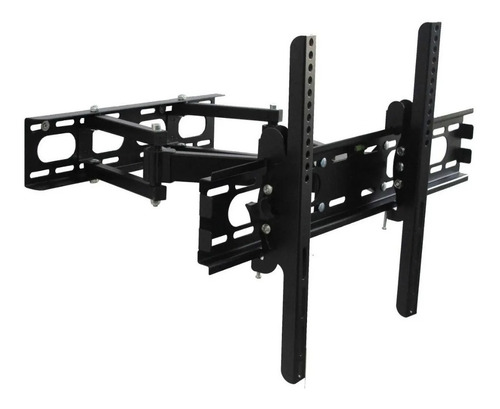 Soporte Tv Doble Brazo Articulado Reforzado 32 43 55 50 40 65 39 Móvil 6 Brazos Color Negro Super Resistente