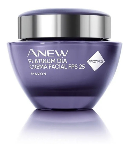 Crema Facial Antiarrugas Avon Anew Platinum 65+ Fps 25 