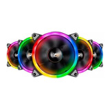 Kit Ventoinhas Aigo Darkflash Dr12 Pro 5in1 Rgb 5x120mm