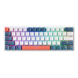 Teclado Mecânico Machenike K500-b61 Com Fio Red Switch Rgb