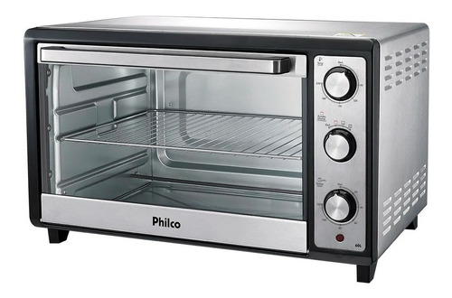 Forno Elétrico De Bancada Philco 1600w Pfe60i Inox 60l 110v