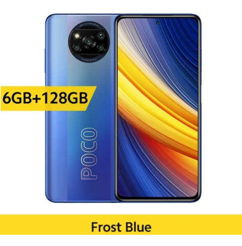 Smartphone Xiaomi Poco X3 Frost Blue 128gb 6gb 