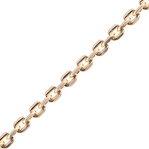 Cadena De Oro 18k Forzet Corto 3,3 Gr 50cm Hilo 0,4