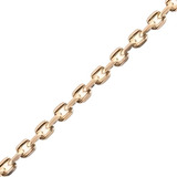 Cadena De Oro 18k Forzet Corto 3,3 Gr 50cm Hilo 0,4