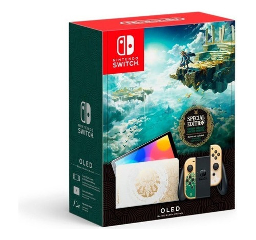 Consola Nintendo Switch Oled Zelda Tears Of The Kingdom