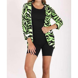 Blazer Estampado Talle M Y L 