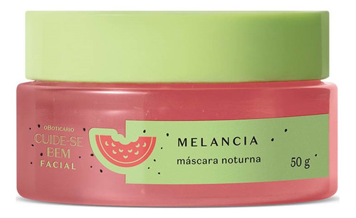 Máscara Facial Noturna Cuide-se Bem Feira Melancia 50g