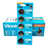 Caja Con 50 Pilas Cr2016 De Litio 3v  75mah Vinnic