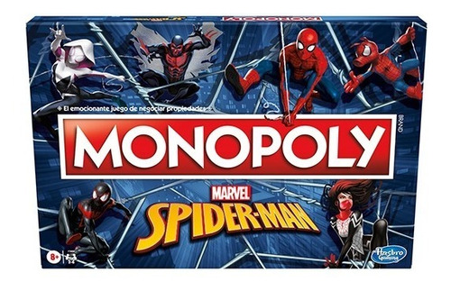 Juegos De Mesa Monopoly Spider Man Marvel Hasbro St Disney