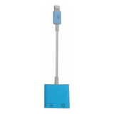 Adaptador Dual Compatible Con iPhone Carga Y Audio Jack 3.5