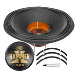 Kit Reparo Woofer Eros Hammer 4.0k 15pol Original Hammer 4k