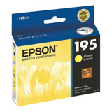 Cartucho De Tinta Epson T195 T195420-al Color Amarillo 1pza