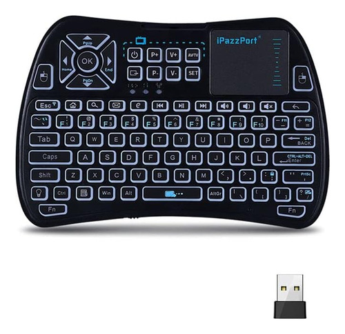 Ipazzport Mini Teclado Bluetooth (aprendizaje Ir), Ratón Con