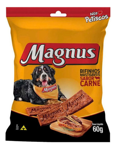 Petisco Para Cães Bifinho Magnus Carne 60g