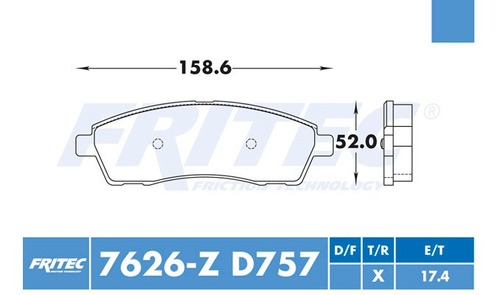 Balatas Trasero F-250 Super Duty 2002 5.4l Semimetalicas